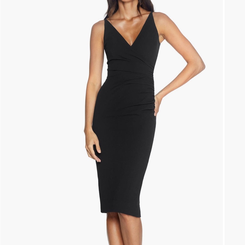 Dress the Population Black Anita Cocktail Dress